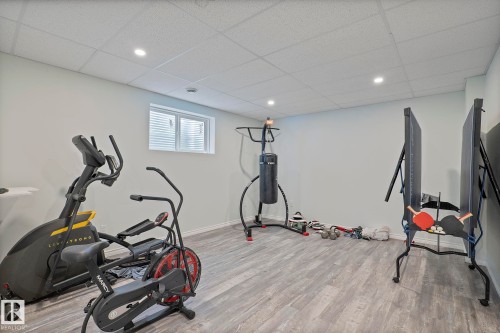 106 Hilldowns Drive, Spruce Grove, AB - Indoor Photo Showing Gym Room