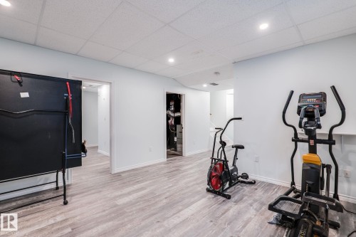 106 Hilldowns Drive, Spruce Grove, AB - Indoor Photo Showing Gym Room