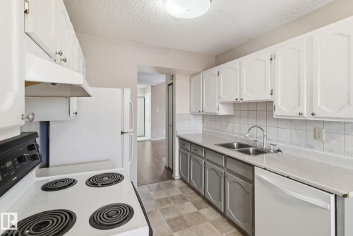 1 2020 105 Street, Edmonton, AB - Indoor Photo Showing Kitchen With Double Sink