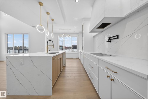 8924 Mayday Way Sw, Edmonton, AB - Indoor Photo Showing Kitchen With Upgraded Kitchen