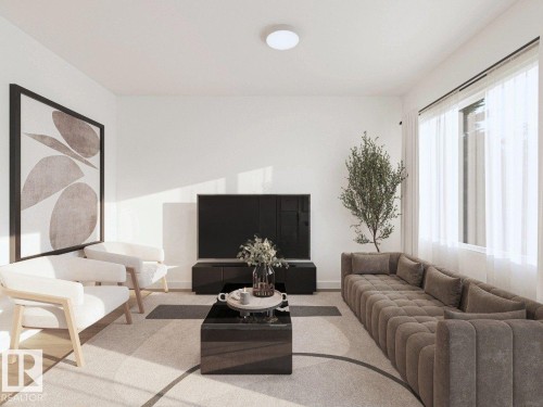 58 3270 Chernowski Way, Edmonton, AB - Indoor Photo Showing Living Room