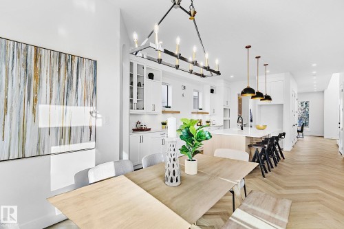 10404 70 Street, Edmonton, AB - Indoor Photo Showing Dining Room