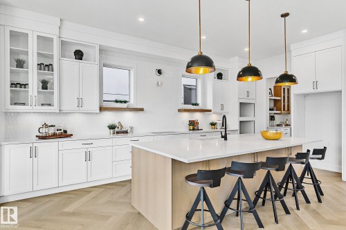 10404 70 Street, Edmonton, AB - Indoor Photo Showing Kitchen With Upgraded Kitchen