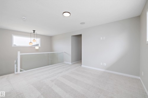 Spare room with carpet and baseboards - 4544 Kinsella Link, Edmonton, AB - Indoor Photo Showing Other Room