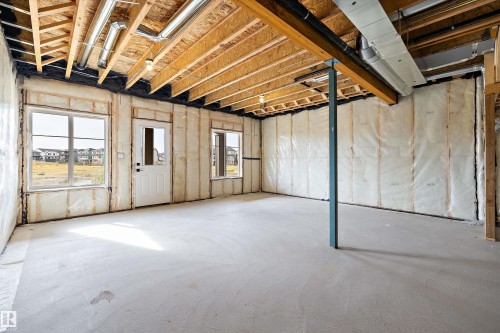 View of below grade area - 4544 Kinsella Link, Edmonton, AB - Indoor Photo Showing Basement