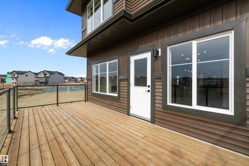 View of deck - 4544 Kinsella Link, Edmonton, AB - Outdoor With Deck Patio Veranda With Exterior
