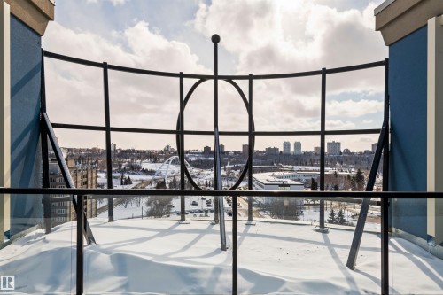 201 9707 106 Street, Edmonton, AB - Outdoor With Balcony With View With Exterior