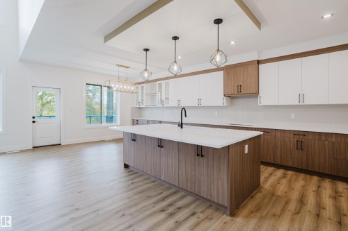 21112 26 Avenue, Edmonton, AB - Indoor Photo Showing Kitchen With Upgraded Kitchen