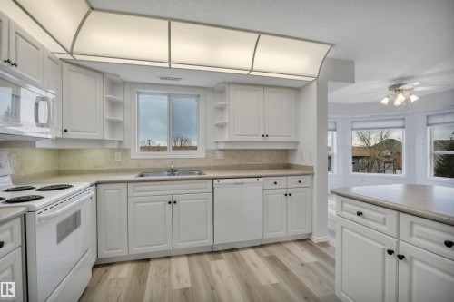 419 6703 172 Street, Edmonton, AB - Indoor Photo Showing Kitchen With Double Sink
