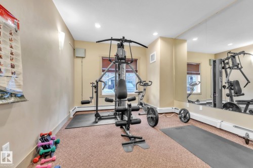 407 17407 99 Avenue, Edmonton, AB - Indoor Photo Showing Gym Room