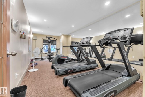 407 17407 99 Avenue, Edmonton, AB - Indoor Photo Showing Gym Room