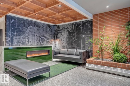 1702 9916 113 Street, Edmonton, AB - Indoor With Fireplace