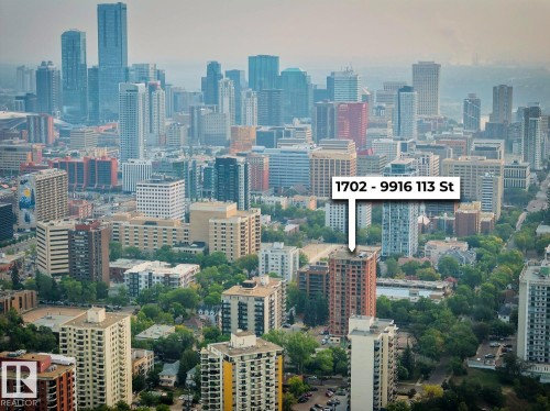 1702 9916 113 Street, Edmonton, AB - Outdoor With View