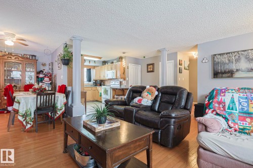 4032 77 Street, Edmonton, AB - Indoor Photo Showing Living Room