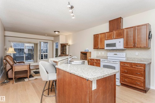 14 7510 89 Street, Edmonton, AB - Indoor Photo Showing Kitchen With Double Sink