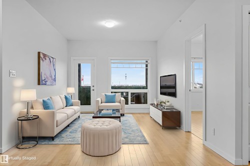 406 9523 160 Avenue, Edmonton, AB - Indoor Photo Showing Living Room