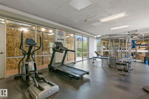 1904 10883 Saskatchewan Drive, Edmonton, AB - Indoor Photo Showing Gym Room