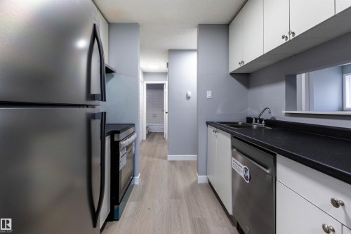 119 600 Kirkness Road, Edmonton, AB - Indoor Photo Showing Kitchen With Double Sink