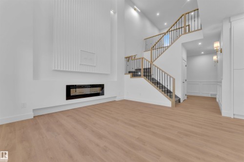 230 Linden Loop, Leduc, AB - Indoor With Fireplace