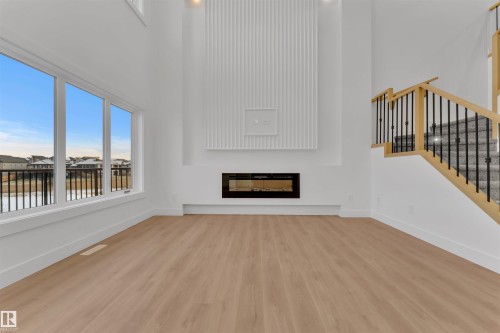 230 Linden Loop, Leduc, AB - Indoor With Fireplace