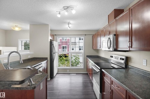 41 5604 199 Street, Edmonton, AB - Indoor Photo Showing Kitchen With Double Sink