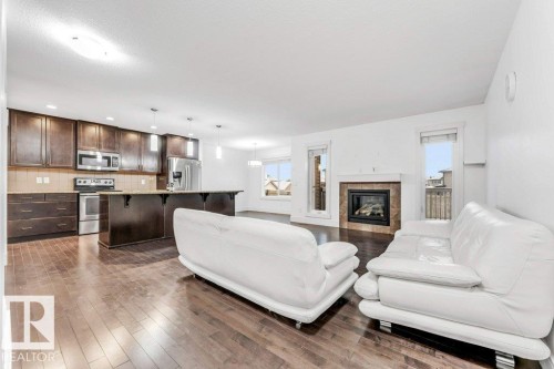 608 41 Avenue, Edmonton, AB - Indoor With Fireplace