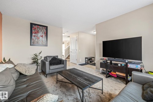 3913 159 Avenue, Edmonton, AB - Indoor Photo Showing Living Room