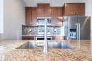 2501 10238 103 Street, Edmonton, AB  - Indoor Photo Showing Kitchen With Double Sink With Upgraded Kitchen 