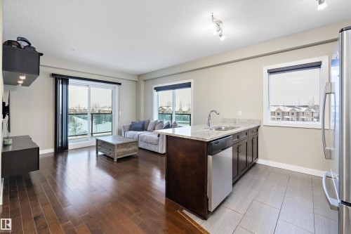 306 1230 Windermere Way, Edmonton, AB - Indoor Photo Showing Kitchen