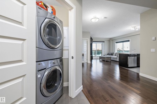 306 1230 Windermere Way, Edmonton, AB - Indoor Photo Showing Laundry Room