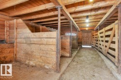 View of horse barn - 