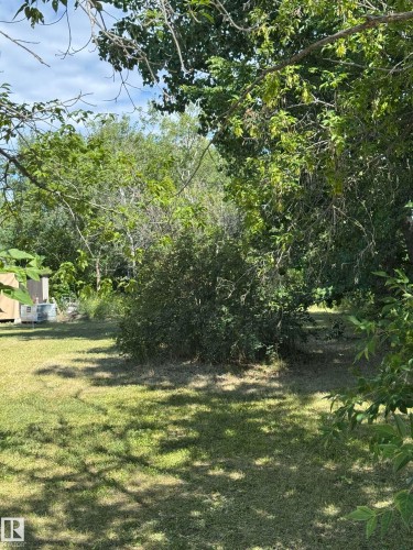 View of green lawn - 5318 Railway Avenue, Elk Point, AB 