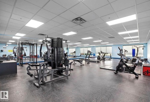 120 7909 71 Street, Edmonton, AB - Indoor Photo Showing Gym Room