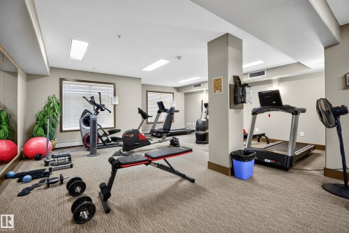 343 11505 Ellerslie Road, Edmonton, AB - Indoor Photo Showing Gym Room