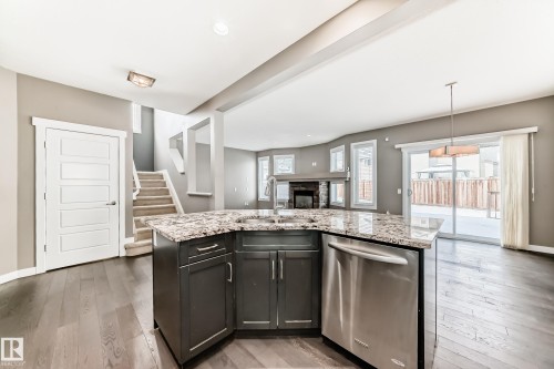 3620 167B Avenue, Edmonton, AB - Indoor Photo Showing Kitchen With Upgraded Kitchen