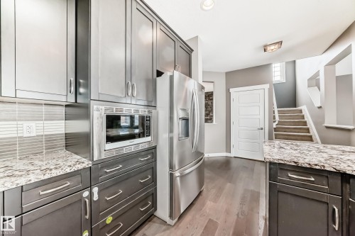 3620 167B Avenue, Edmonton, AB - Indoor Photo Showing Kitchen With Upgraded Kitchen