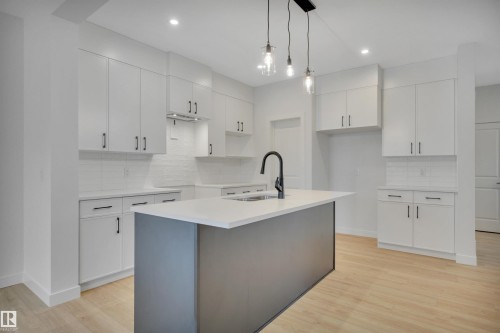 22556 87 Avenue, Edmonton, AB - Indoor Photo Showing Kitchen With Upgraded Kitchen