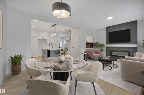 22556 87 Avenue, Edmonton, AB - Indoor With Fireplace
