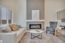 304 Juniper Cove, Leduc, AB  - Indoor Photo Showing Living Room With Fireplace 