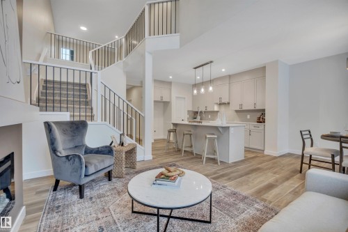 304 Juniper Cove, Leduc, AB - Indoor Photo Showing Living Room