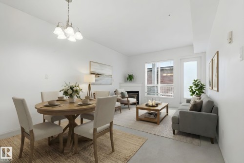 305 8488 111 Street, Edmonton, AB - Indoor Photo Showing Dining Room