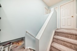 Stairway with baseboards - 