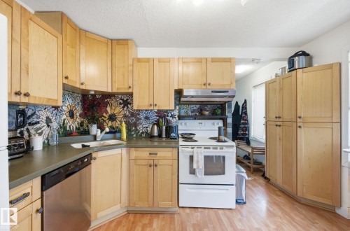 9705 87 Avenue, Edmonton, AB - Indoor Photo Showing Kitchen