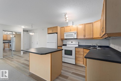 446 16311 95 Street, Edmonton, AB - Indoor Photo Showing Kitchen With Double Sink
