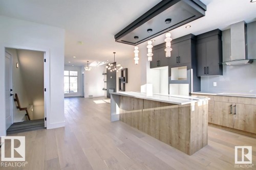 13909 107A Avenue, Edmonton, AB - Indoor Photo Showing Kitchen