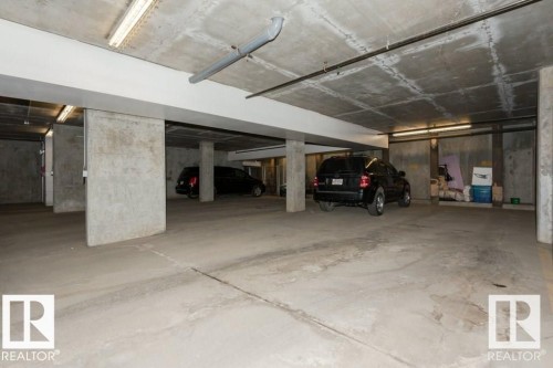 View of parking garage - 904 10136 104 Street Nw, Edmonton, AB - Indoor Photo Showing Garage
