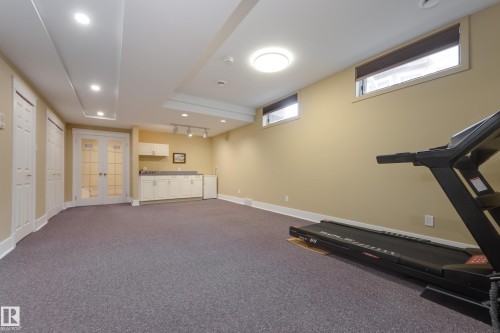 10828 125 Street, Edmonton, AB - Indoor Photo Showing Gym Room