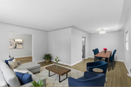 10619 148 Street, Edmonton, AB - Indoor Photo Showing Living Room