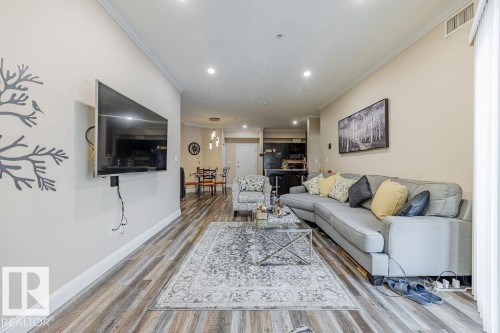 106 14608 125 Street, Edmonton, AB - Indoor Photo Showing Living Room