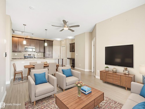 416 2588 Anderson Way, Edmonton, AB - Indoor Photo Showing Living Room